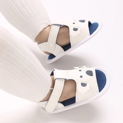 HAIZHIW Cute Cartoon 0-18M Newborn Baby Boys Summer Shoes Sandals First Walkers Newborn Shoes Casual Soft Sole Sandals