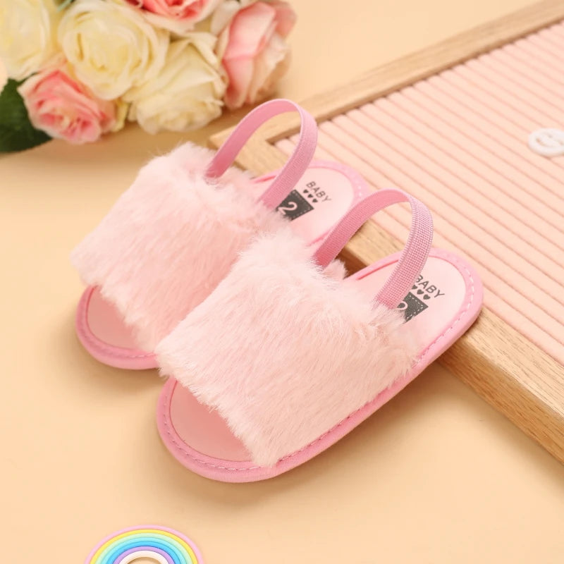 VALEN SINA 0-18M Newborn Baby Girls Summer Shoes Sandals First Walkers Newborn Shoes Casual Soft Sole Sandals Toddler Shoes (Available)
