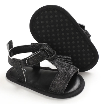 VALEN SINA 0-18M Newborn Baby Girls Summer Shoes Sandals First Walkers Newborn Shoes Casual Soft Sole Sandals Toddler Shoes (Available)