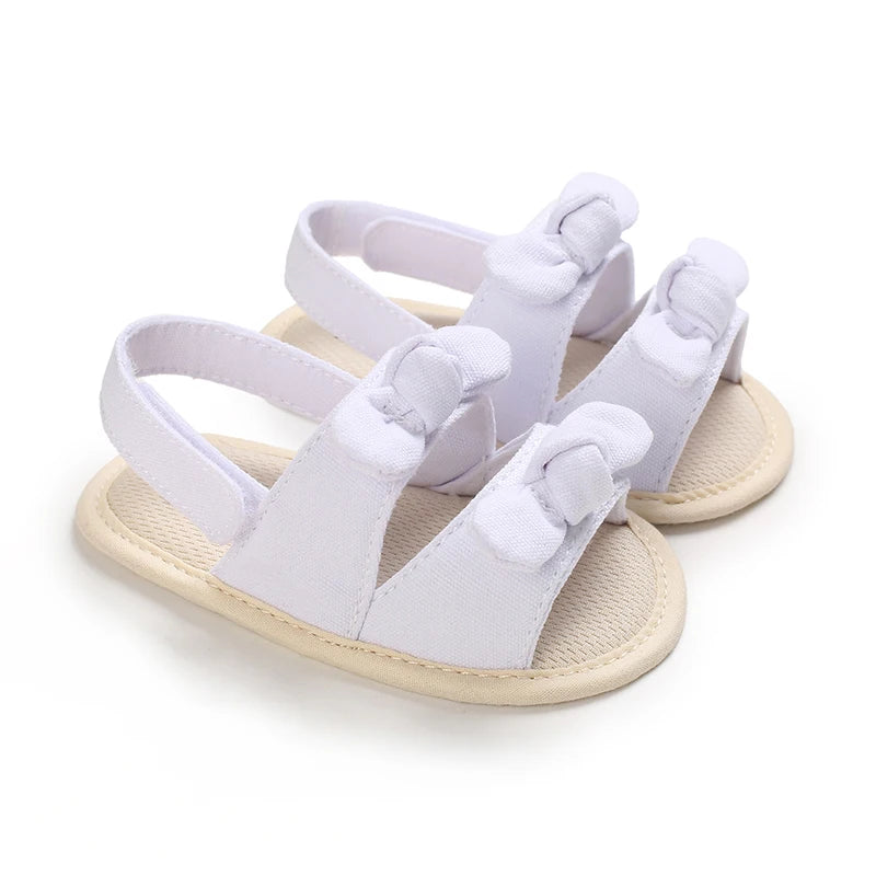VALEN SINA 0-18M Newborn Baby Girls Summer Shoes Sandals First Walkers Newborn Shoes Casual Soft Sole Sandals Toddler Shoes (Available)