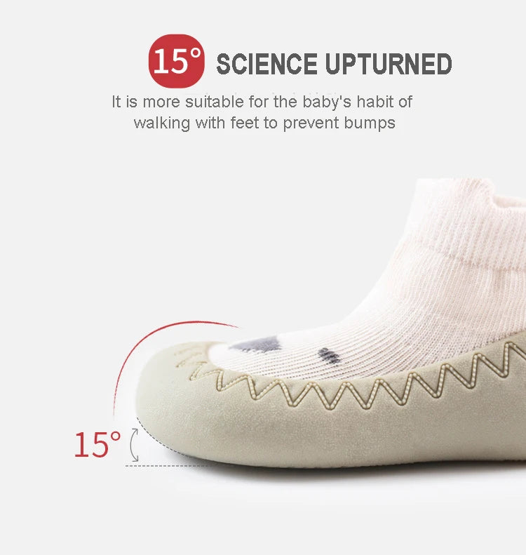 Spring And Summer Baby Shoes Soft Cartoon Baby Floor Socks Non-Slip Toddler Shoes Anti Drop Soft Soled Newborn Shoes
