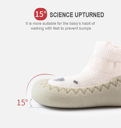 Spring And Summer Baby Shoes Soft Cartoon Baby Floor Socks Non-Slip Toddler Shoes Anti Drop Soft Soled Newborn Shoes