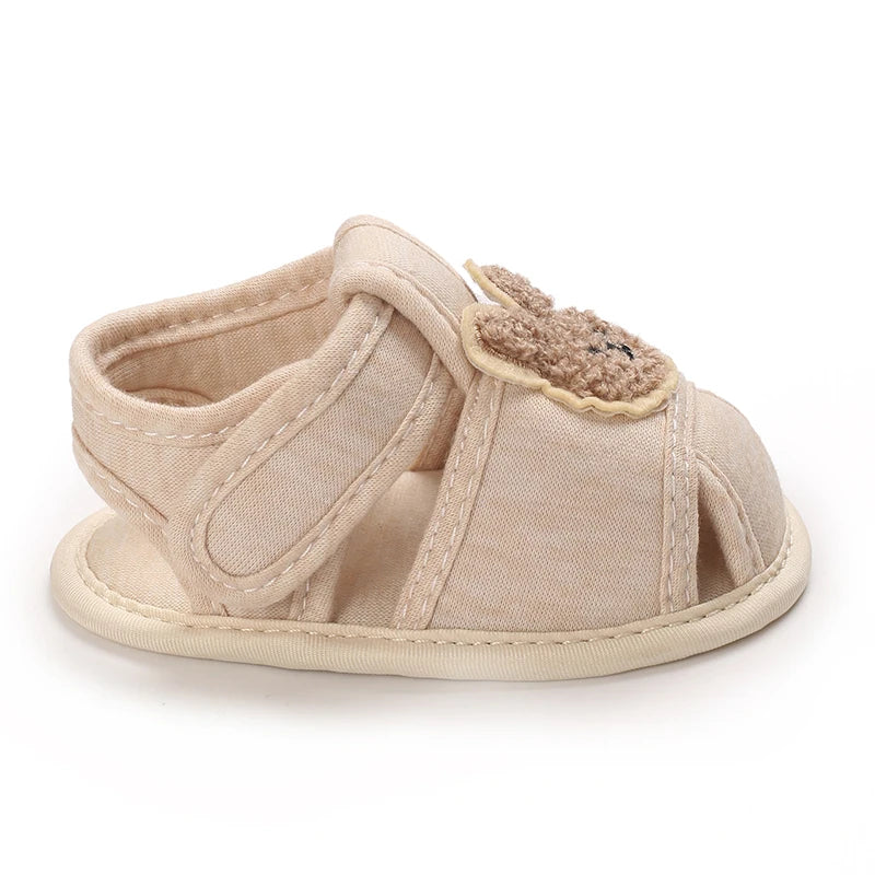 Cute Cartoon 0-18M Newborn Baby Girls Summer Shoes Sandals First Walkers Newborn Shoes Casual Soft Sole Sandals Toddler Shoes
