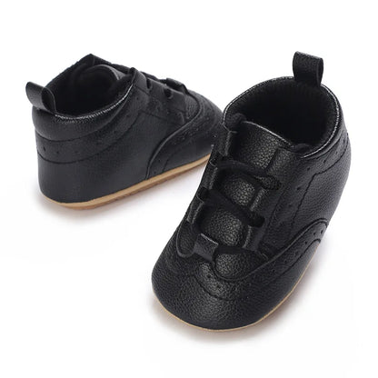 Classic Newborn Baby Shoes White Casual Shoes Boys Girls Shoes Fashion Sneakers Soft Sole Non-Slip Toddler Shoes First Walkers