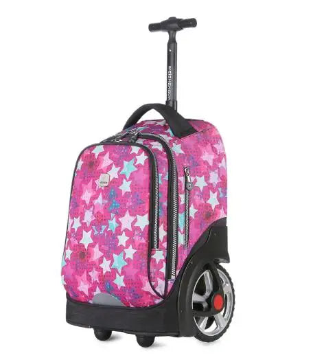 School Bag for girls with wheels Travel Rolling backpack Bags for teenagers travel trolley bag Children wheeled backpack bags