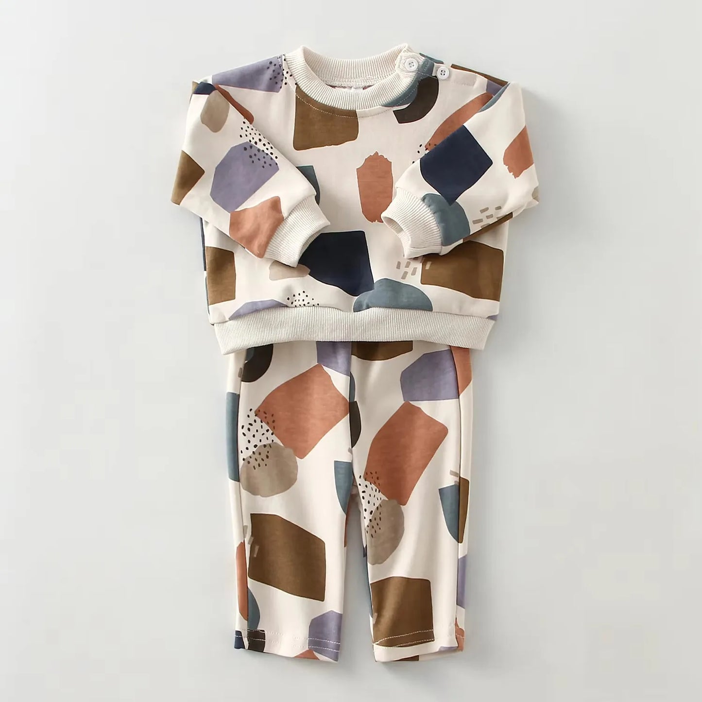 Newborn Baby Clothes Outfits Cute Cartoon Long Sleeve Top + Pants Spring Autumn Toddler Boy Homewear Suits