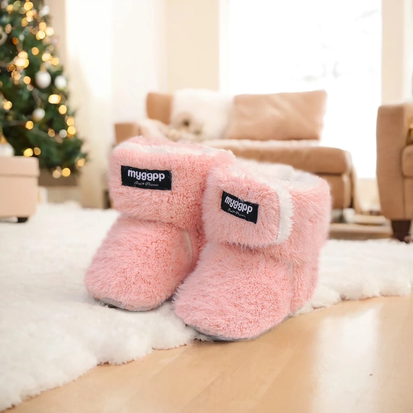Baby Boy Girl Boots Newborn Shoes Winter Snow Anti-Slip Soft Sole Warm Infant Toddler Prewalker Booties