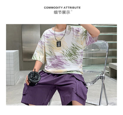 Summer  Boys Shorts Short Sleeve Shorts Handsome High Quality Leisure Sports Simple Two-piece Set.4-16year
