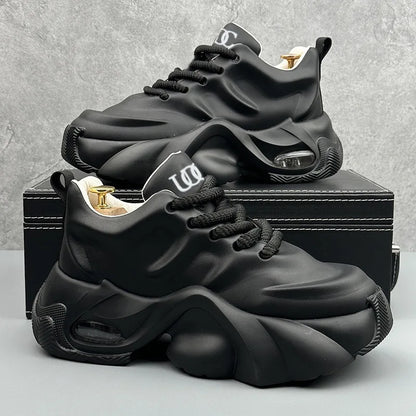 Men Shoes Designer Luxury Casual Sneakers Breathable Platform Shoes for Men Fashion Height Increasing Comfortable Non-slip Shoes (Available)