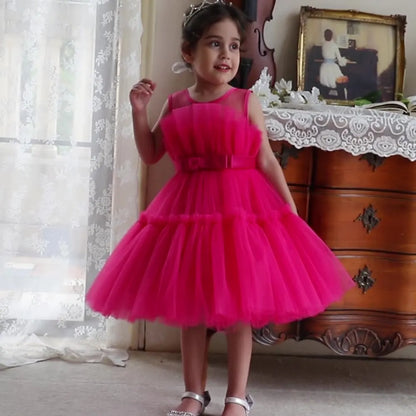 Girls Party Dress White Bridesmaid Dresses For Girls Wedding Evening Prom Gown Kids First Communiom Formal Vestidos