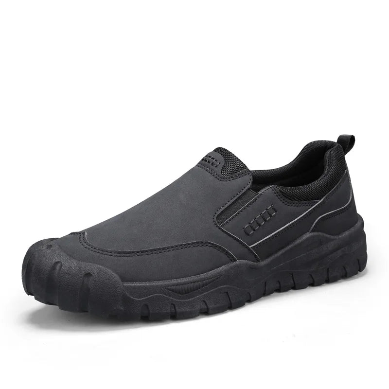 Men's shoes for work, leisure, and outdoor activities in spring and autumn, convenient to step on, suitable for sports and work (Available)