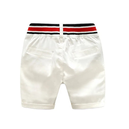 Summer Boys Clothing Sets Cotton Striped Short Sleeve Shirt Pants 2Pcs Suit For 2-6 Years Kids Casual Outfits Gentlemen Suit
