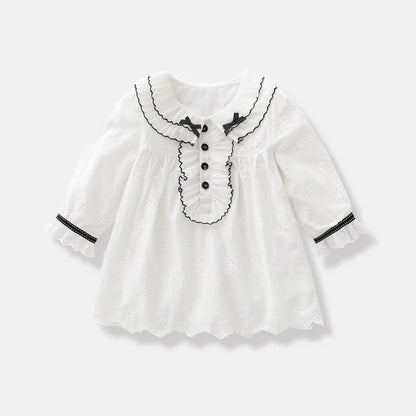 Baby Girl Dress Spring  Autumn Infant Baptismal Dresses Children Birthday Party Fashion Clothing Kids Girls Casual Vestidos