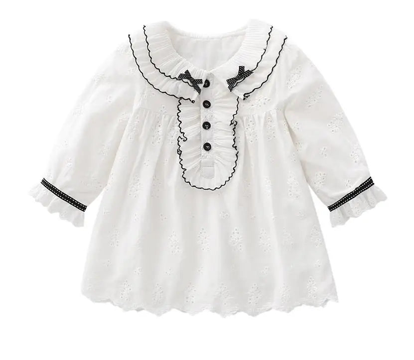Baby Girl Dress Spring  Autumn Infant Baptismal Dresses Children Birthday Party Fashion Clothing Kids Girls Casual Vestidos