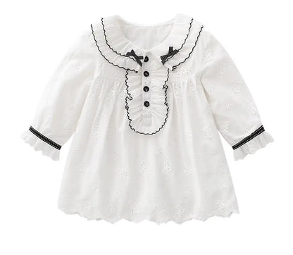 Baby Girl Dress Spring  Autumn Infant Baptismal Dresses Children Birthday Party Fashion Clothing Kids Girls Casual Vestidos