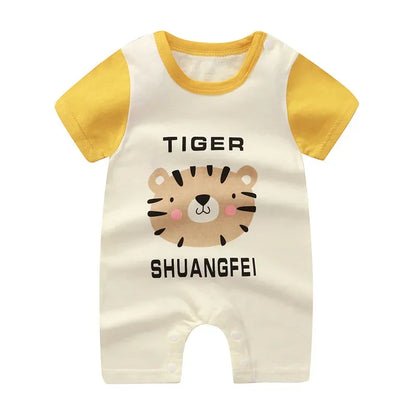 Newborn Baby Boy Clothes Bodysuit For Newborns Summer Romper Baby Girls Clothes Cotton Short Sleeved Jumpsuit