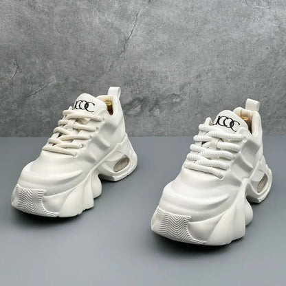 Men Shoes Designer Luxury Casual Sneakers Breathable Platform Shoes for Men Fashion Height Increasing Comfortable Non-slip Shoes (Available)