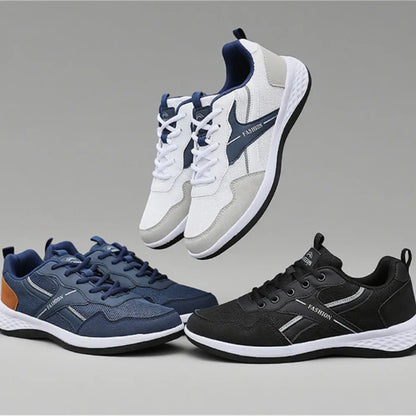 New Shoes for Men Spring Autumn Winter Lace Up Flat Sneakers Tennis Lightweight Comfortable Walking Shoes