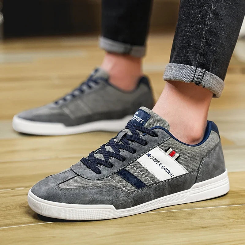 Men Shoes New 2025 Flats Walking Leather Casual Shoes Men Barefoot Wide-toed Shoes Wider Toe Casual Sneakes Large Size 47 48
