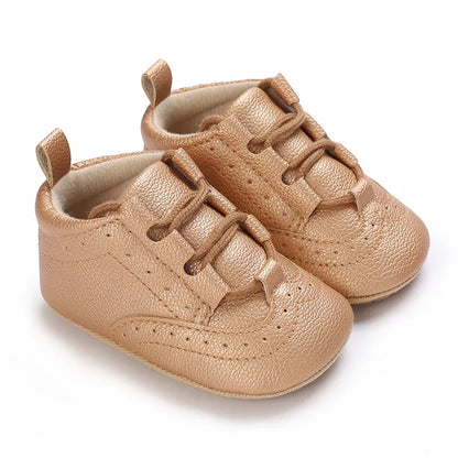 Classic Newborn Baby Shoes White Casual Shoes Boys Girls Shoes Fashion Sneakers Soft Sole Non-Slip Toddler Shoes First Walkers
