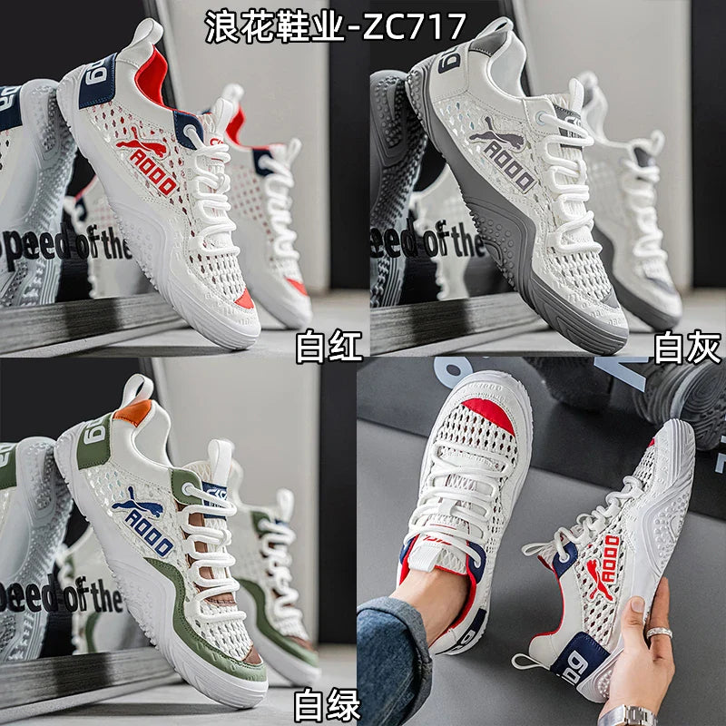 Shoes For Men Mesh Sneakers Summer Casual Breathable Sports Outdoor Hiking Tennis Running Designer Luxury Platform Loafers (Available)