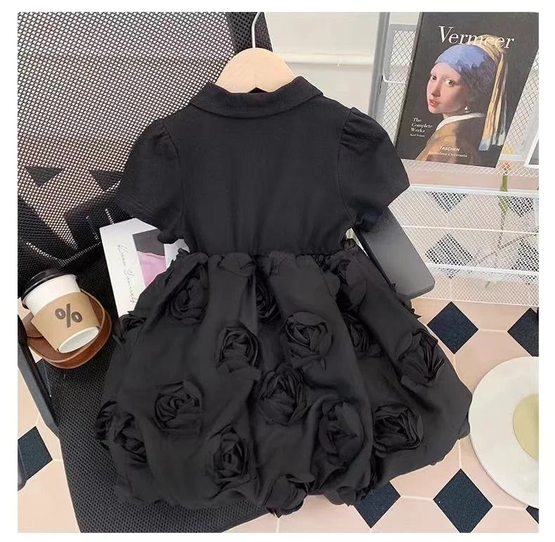 Girls Dresses Summer 2024 New Children Fashion Princess Dress For Baby Birthday Party Clothes Toddler Fashion Costume Kids 2-7Y