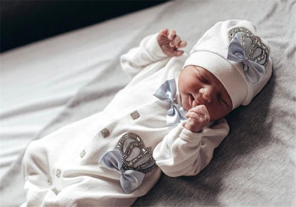 Newborn Boys Romper Clothes Formal Suit 4 Piece Vest Pants and Tie Dresswear Suit Set Welcome Home 40suyi days Celebrity outfit