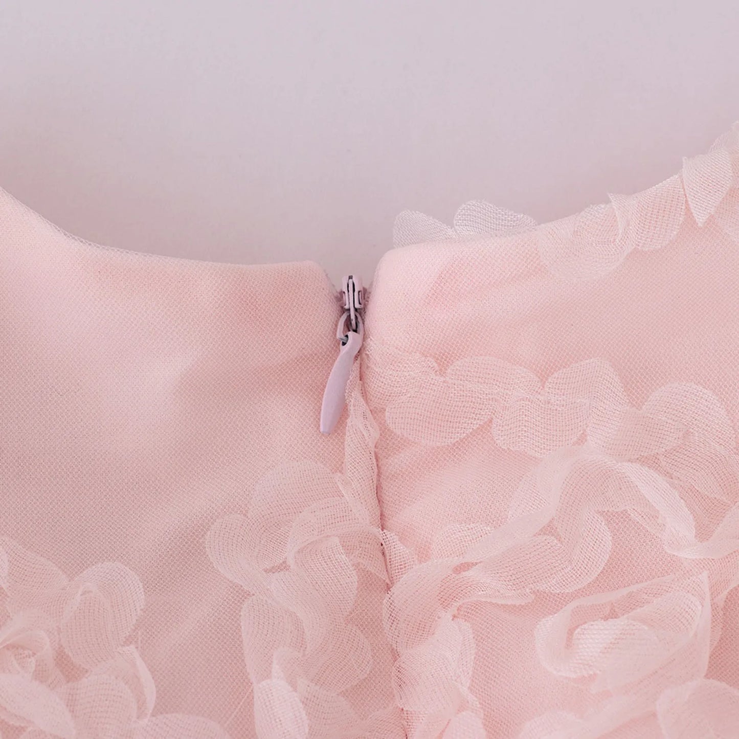 Fashion Cute Party Dress Elegant Gown Host Performance Princess Gown Comfortable Puff Sleeves Solid Color Party Princess Dress