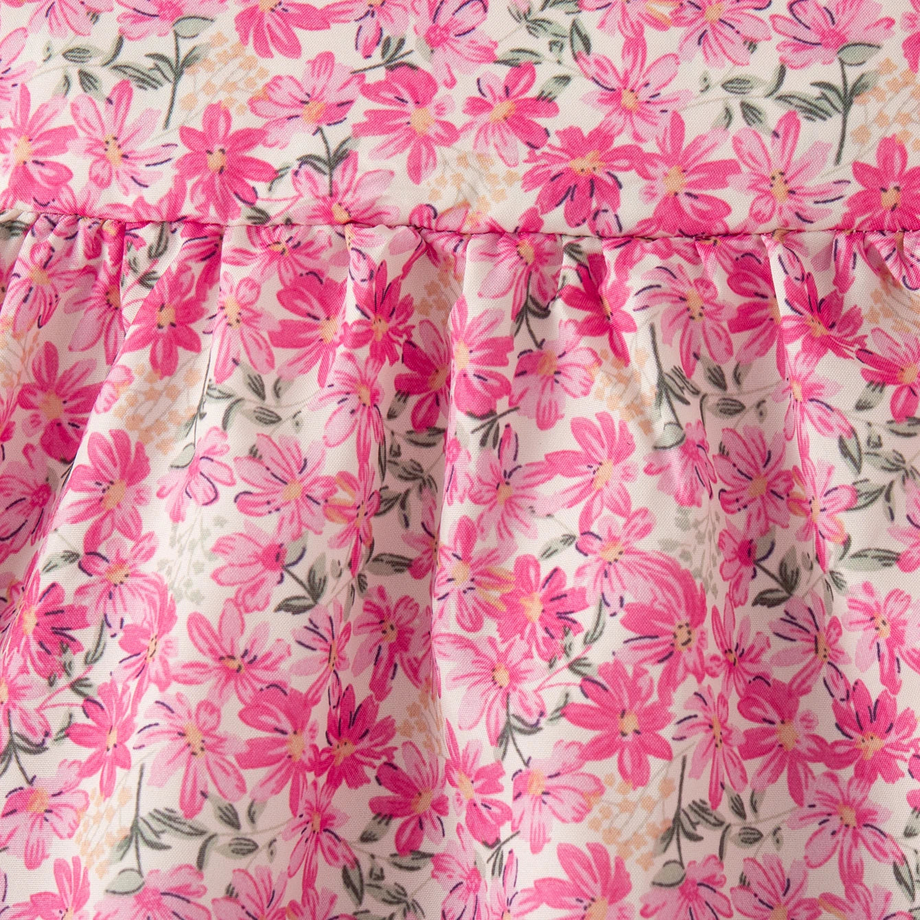 Summer Beach Party Dress for Girls Rose Red Bow Flower Print Suspender Dress Girl Casual Outdoor Outfit Sent Hat