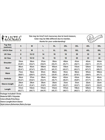 ZANZEA Elegant Woman Party Dresses Shiny Satin Round Neck Short Sleeve Fabric Flower A-line Robes Femme Fashion Midi Vestidos