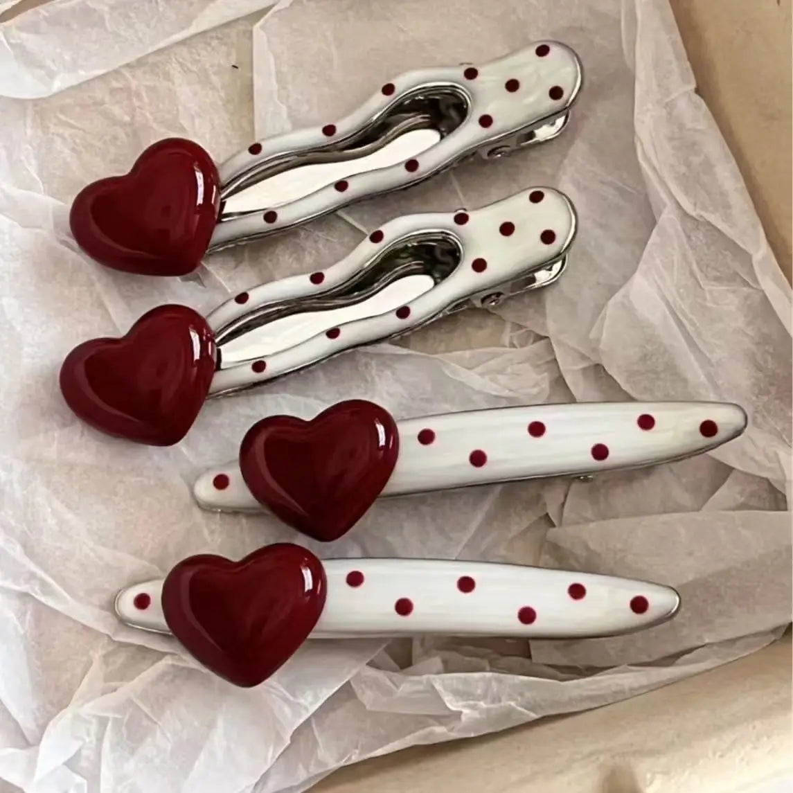 Mini Hair Accessories For Women Girls Sweet Versatile Heart Bangs Hair Clip Fashion Side Clip Cute Hair Accessories Gifts