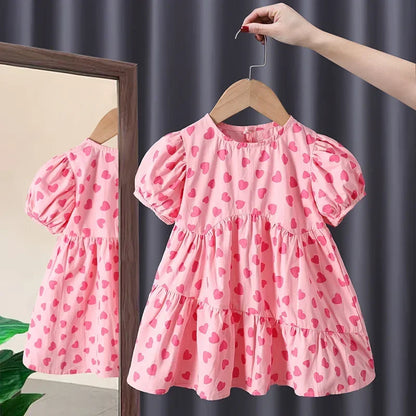 Baby Girl Princess Dress New Flower Girl Dresses Toddler Baby Girl Clothin Casual Summer Kids Girls Dress Floral Kids Clothes g