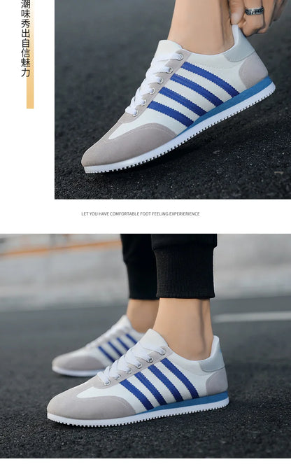 Men's Shoes Trend Casual Shoes for Men Breathable Flat Shoes Outdoor Fitness Free Sports Male Shoes Comfortable Vulcanized Shoes   (Available)