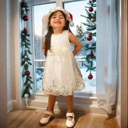 Girls Party Dresses 1st Birthday Baby Girl Princess Dress For Christening Flower White Wedding Dress Halloween Children Clothing