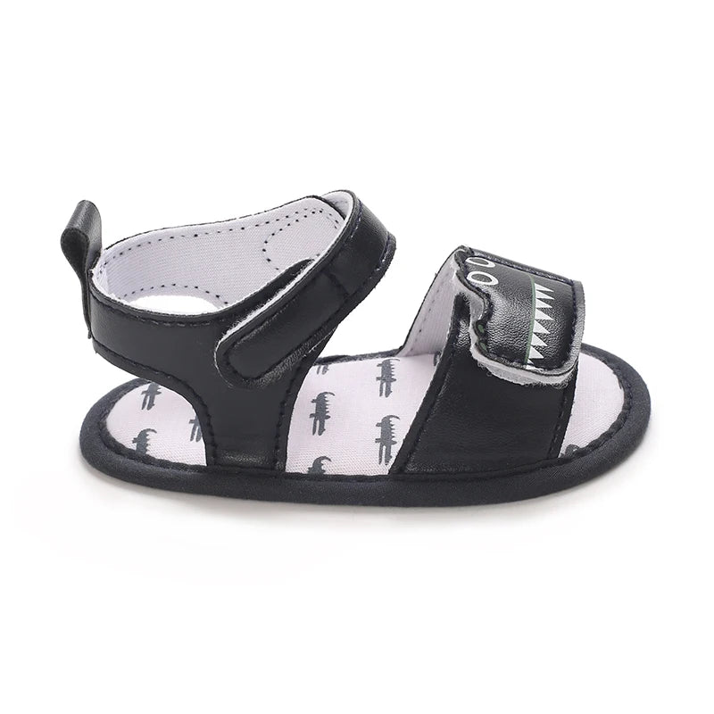 PU Cute Cartoon 0-18M Newborn Baby Boys Summer Shoes Sandals First Walkers Newborn Shoes Casual Soft Sole Sandals 4 Colors