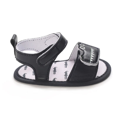 PU Cute Cartoon 0-18M Newborn Baby Boys Summer Shoes Sandals First Walkers Newborn Shoes Casual Soft Sole Sandals 4 Colors