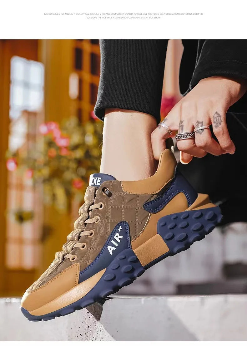 Men's Shoes 2023 Summer New Sports Shoes Comfortable Casual Thick Soled  Running Training Shoes обувь мужская кожаная