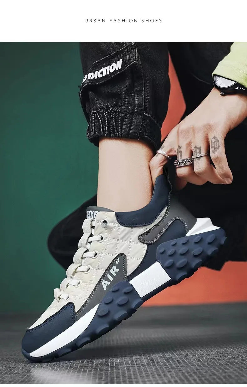 Men's Shoes 2023 Summer New Sports Shoes Comfortable Casual Thick Soled  Running Training Shoes обувь мужская кожаная