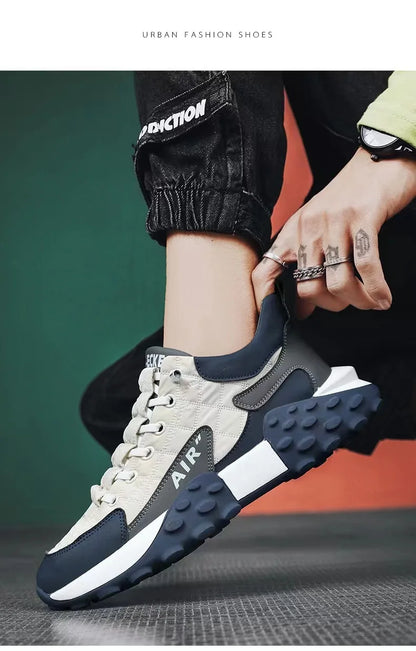 Men's Shoes 2023 Summer New Sports Shoes Comfortable Casual Thick Soled  Running Training Shoes обувь мужская кожаная