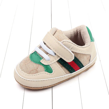 Newborn Infant Girls and Boys Sneakers Recreational Baptism Non-Slip Walking Shoes Fashionable 0-18M Casual Sports Shoes
