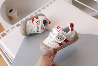 2025 Fashion Toddler Shoes For Baby PU Leather Infant Girl's Sneakers Soft-soled Ergonomics Newborn Boy's Sport Shoes First Step