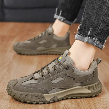 Men's casual sports shoes, soft sole with anti-slip properties, safety shoes for work in the outdoors, outdoor work and leisure   (Available)