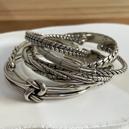 925 Sterling Silver Bracelets for Women Chain Accessories Trend Vintage Simple Heart Pendant Party Jewelry Gift