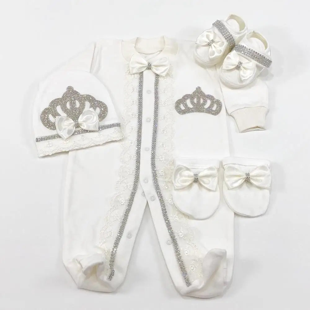 Newborn Boys Romper Clothes Formal Suit 4 Piece Vest Pants and Tie Dresswear Suit Set Welcome Home 40suyi days Celebrity outfit