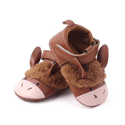 Cute Baby Shoes For Boys Soft Moccasins Shoe Animal pattern cat Baby Girl Sneakers Toddler Boy Newborn Shoes First Walker
