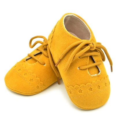 0-2 Years Baby Toddler Shoes Spring Autumn Newborn Soft-soled Warm Lace-up Shoes Baby Boys Girls First Walkers Infant Sneakers