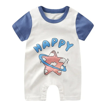 Newborn Baby Boy Clothes Bodysuit For Newborns Summer Romper Baby Girls Clothes Cotton Short Sleeved Jumpsuit