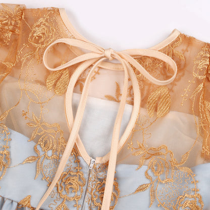 2025 Foreign Trade New Dress dress girl dress flower children Shaggy dress girl dress festival clothing ins