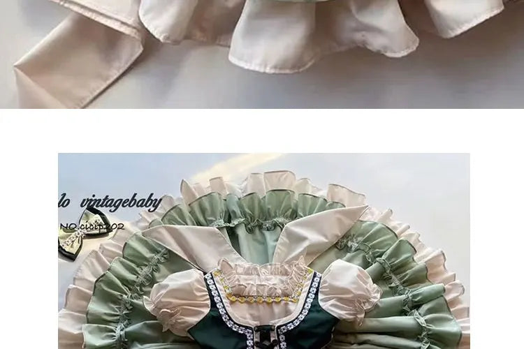 Girl Turkey Princess Lolita's Dress Festliche Kleider Mädchen  Flower Girl Dresses for Weddings Kids Dresses for Girls Eid Dress