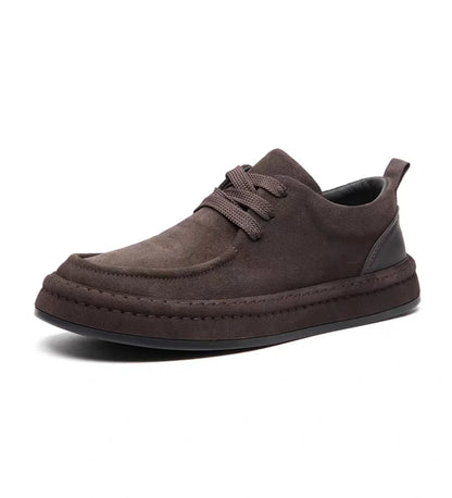 Men's Shoes Are Fashionable Brown Casual Shoes Made of Durable Suede Material Comfortable Walking Shoes Suitable for Daily Wear (Available)